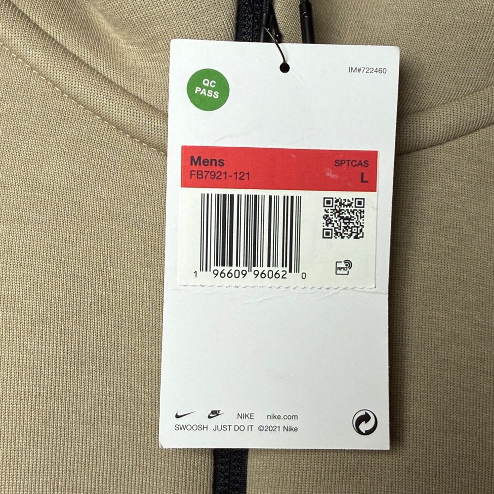 Nike Sportswear Tech Fleece Windrunner Men's Full-Zip Hoodie Size L NWT! - Picture 8 of 16